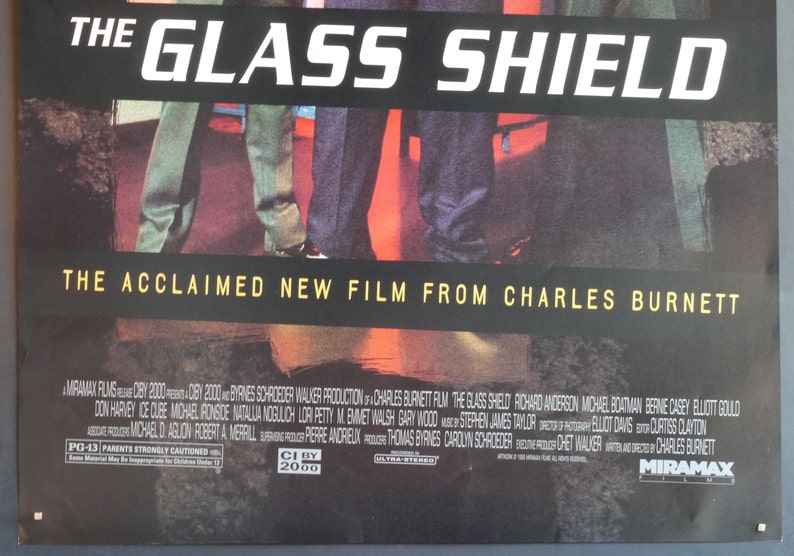 The Glass Shieldoriginal Movie Poster of Charles Etsy