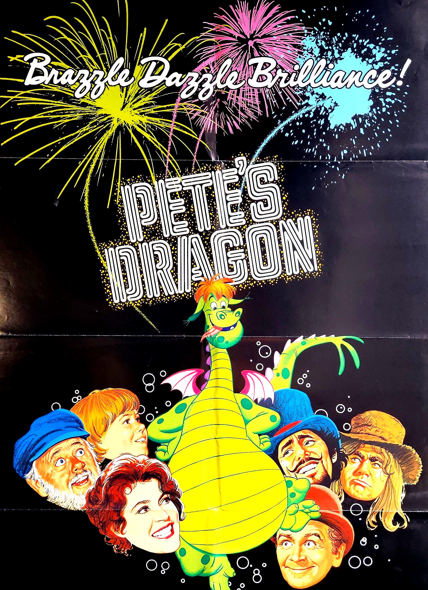 Pete's Dragon-an Original Vintage Movie Poster for the Tale of an