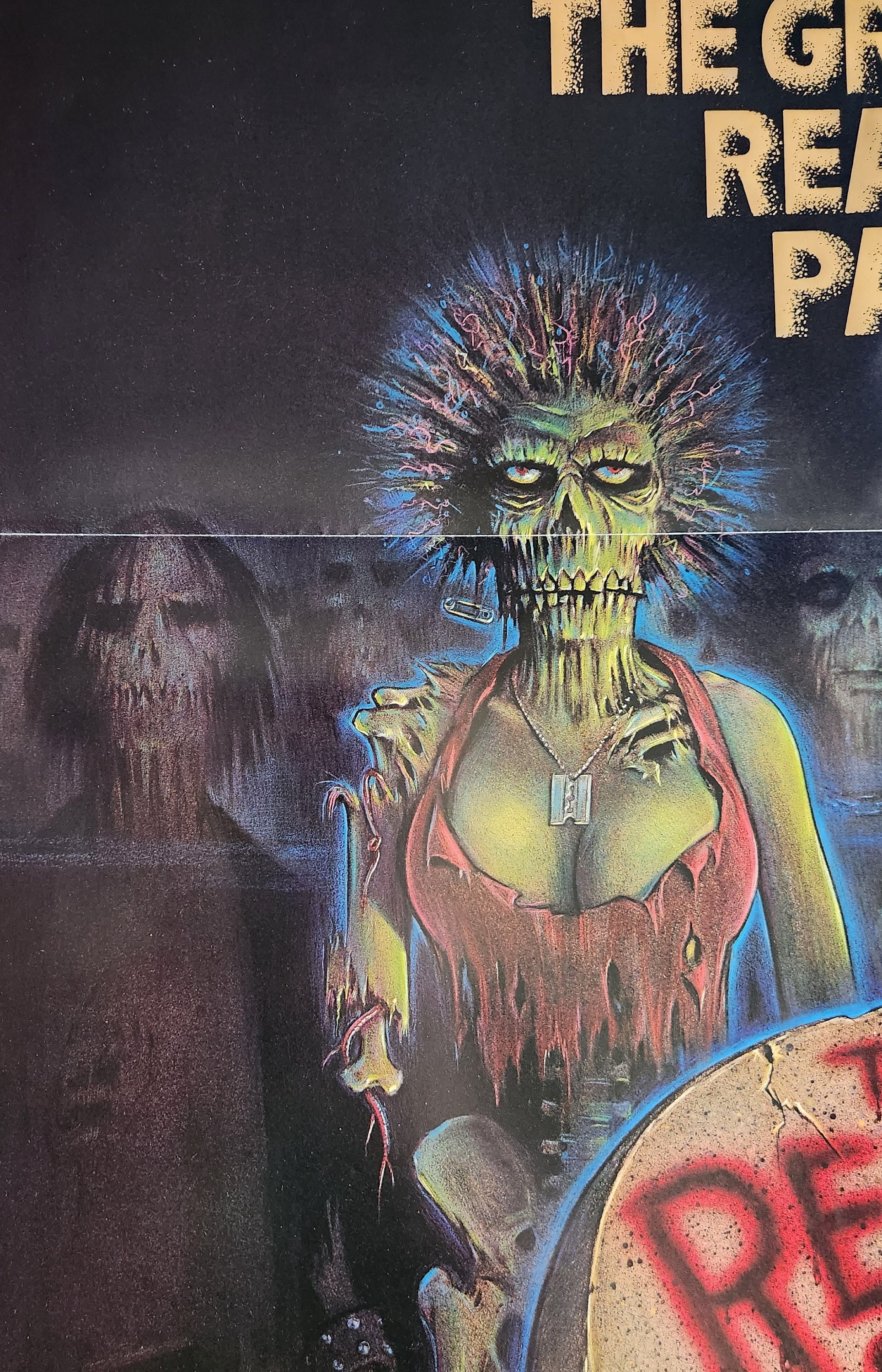 The Return of the Living Dead-rare Original Vintage Movie Poster