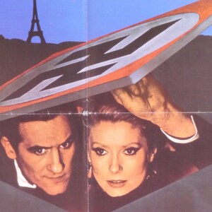 El último póster de película original de Metro-Original para el drama de resistencia romántica de François Truffaut con Catherine Deneuve y Gérard Depardieu