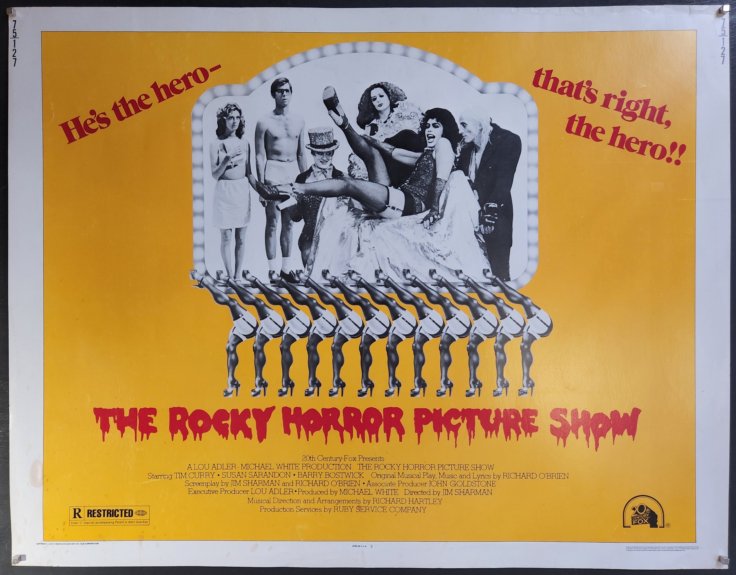 The Rocky Horror Picture Show-original Vintage Movie Poster of Jim