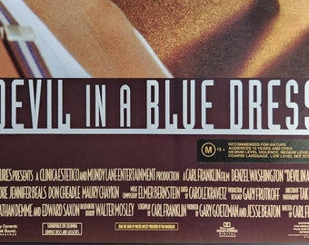devil in a blue dress movie poster Devil In A Blue Dress” Original Quad Poster - Film Poster main image 1