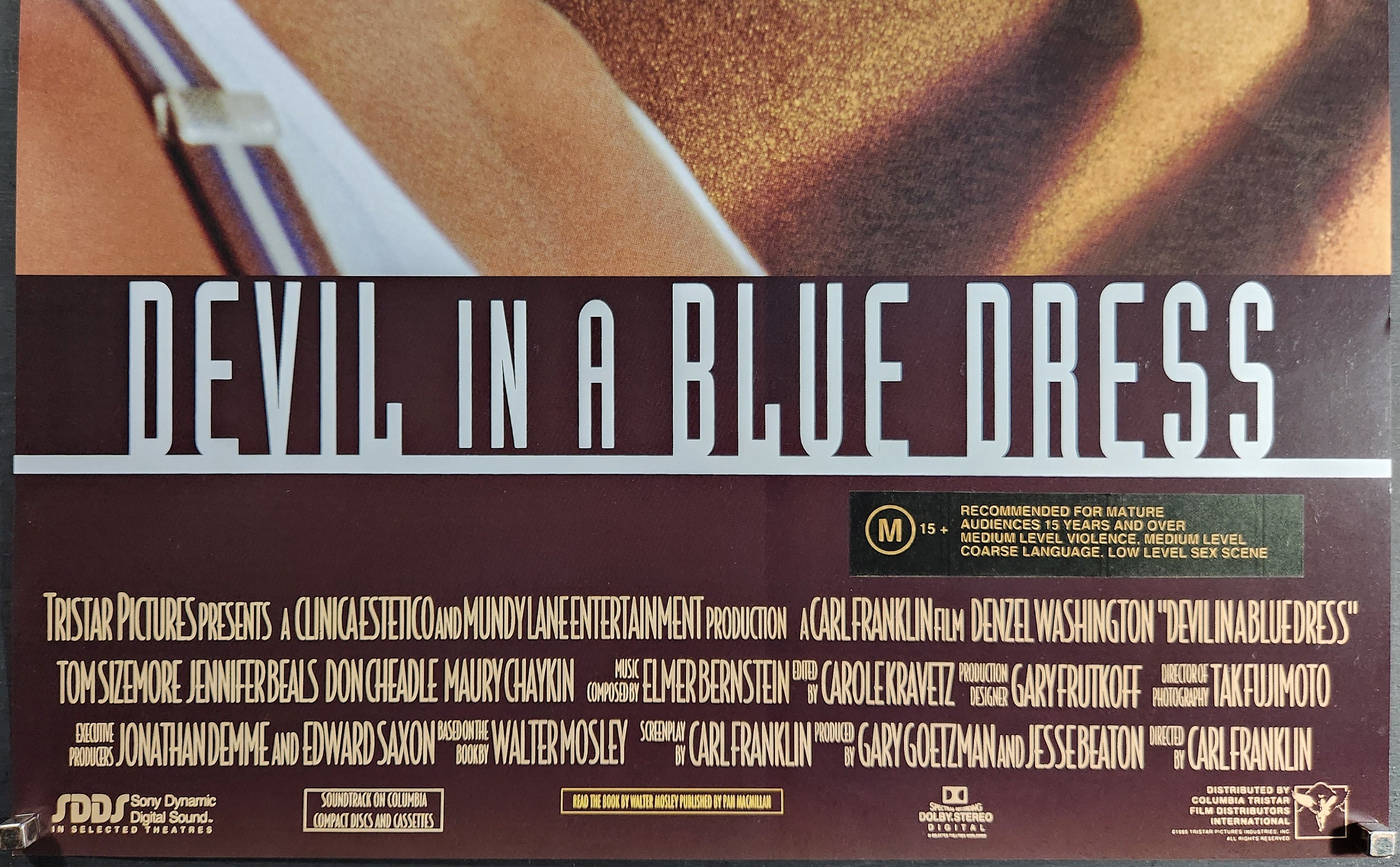 Devil in a Blue Dress-original Vintage Movie Poster of Carl Franklins Noir With Denzel Washington as Easy Rawlins and Don Cheadle as Mouse. - Etsy Australia Devil in a Blue Dress-original Vintage Movie Poster of Carl Franklins Noir With Denzel Washington as Easy Rawlins and Don Cheadle as Mouse. - Etsy Australia