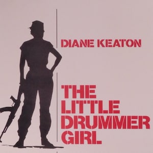 The Little Drummer Girl-An Original Vintage VHS Movie Poster of George Roy Hill&#39;s Palestinian Thriller with Diane Keaton, and Bill Nighy