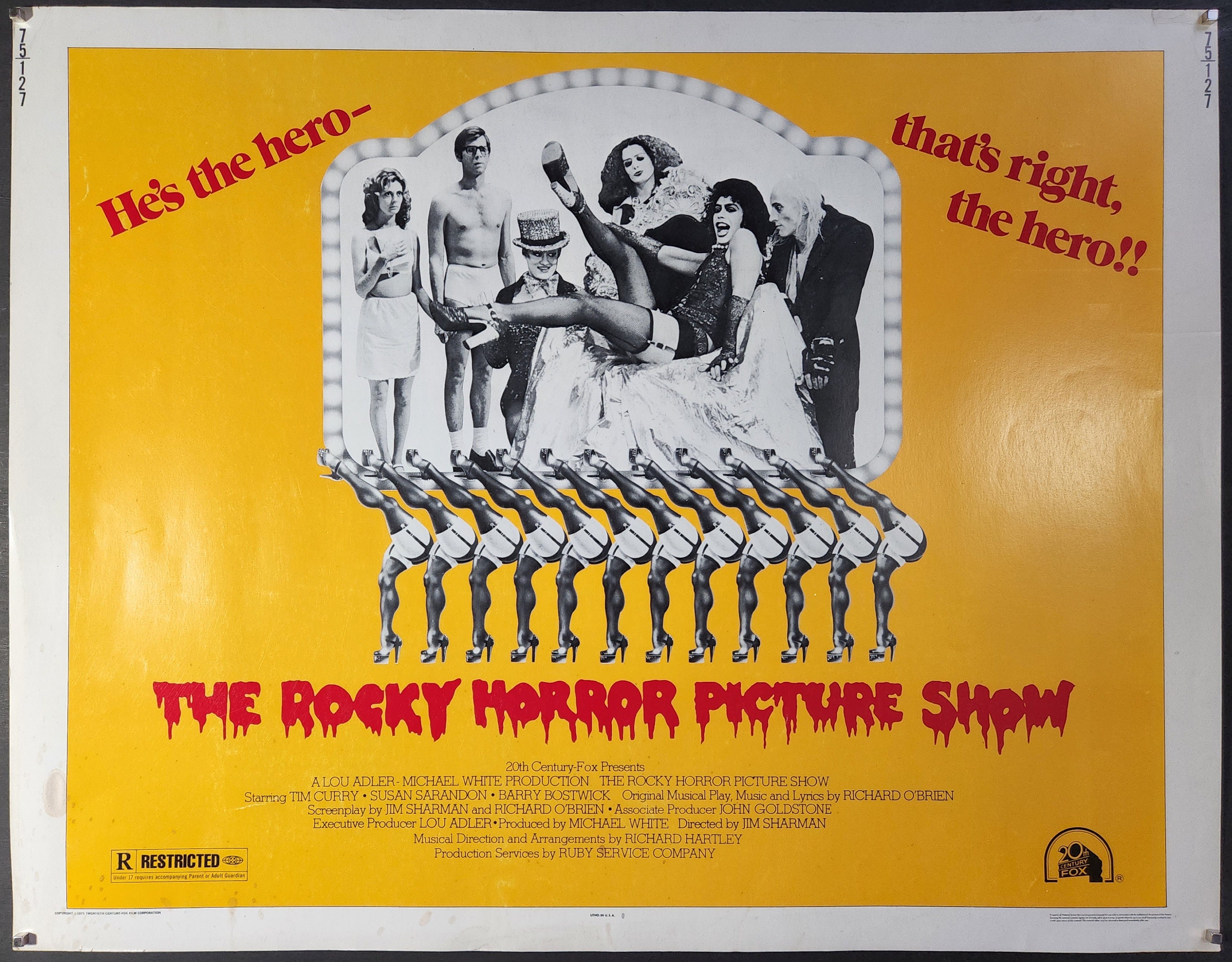 The Rocky Horror Picture Show-original Vintage Movie Poster of Jim