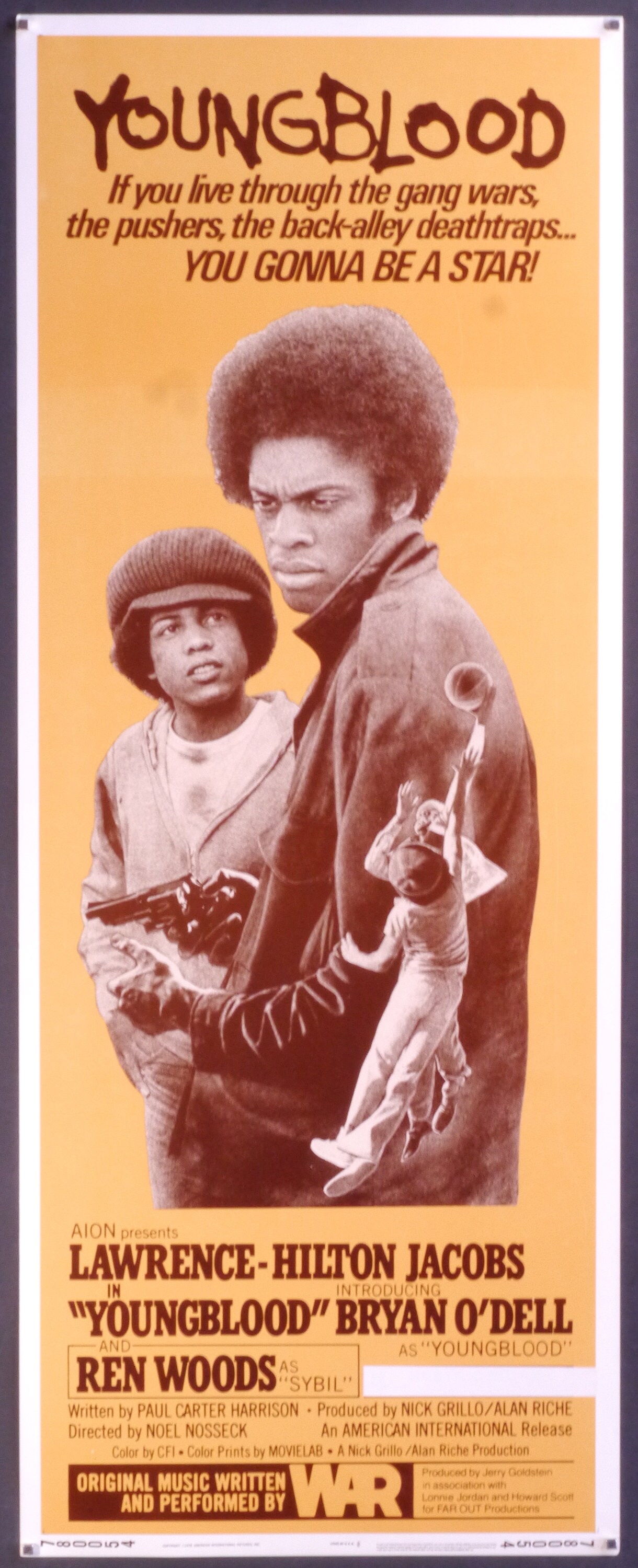 1969年　ヴィンテージポスター　The Youngbloods Love The Youngbloods Vintage Concert Poster from Avalon Ballroom, Sep