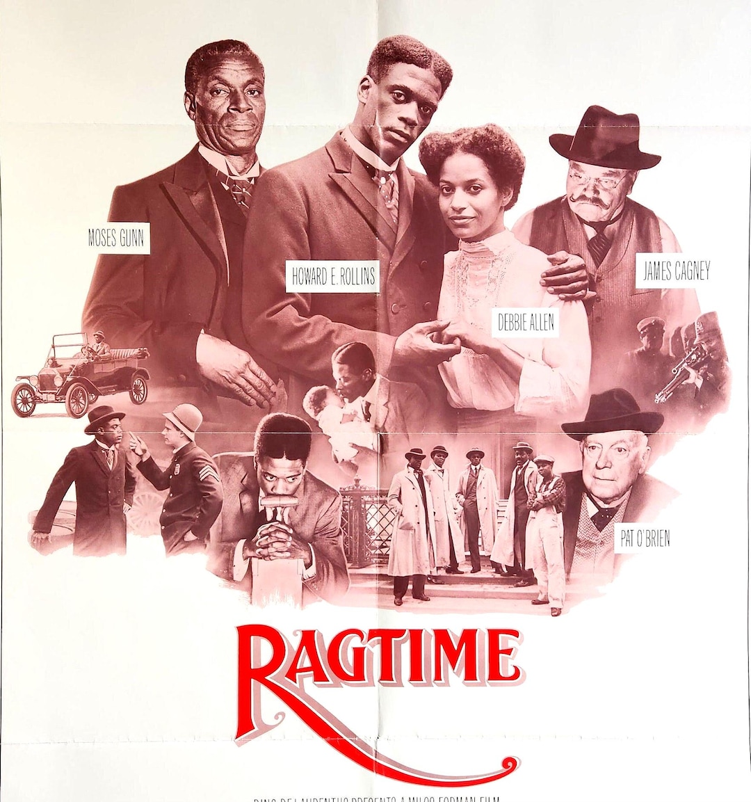 Ragtime-an Original Vintage Movie Poster of Milos Formans New York