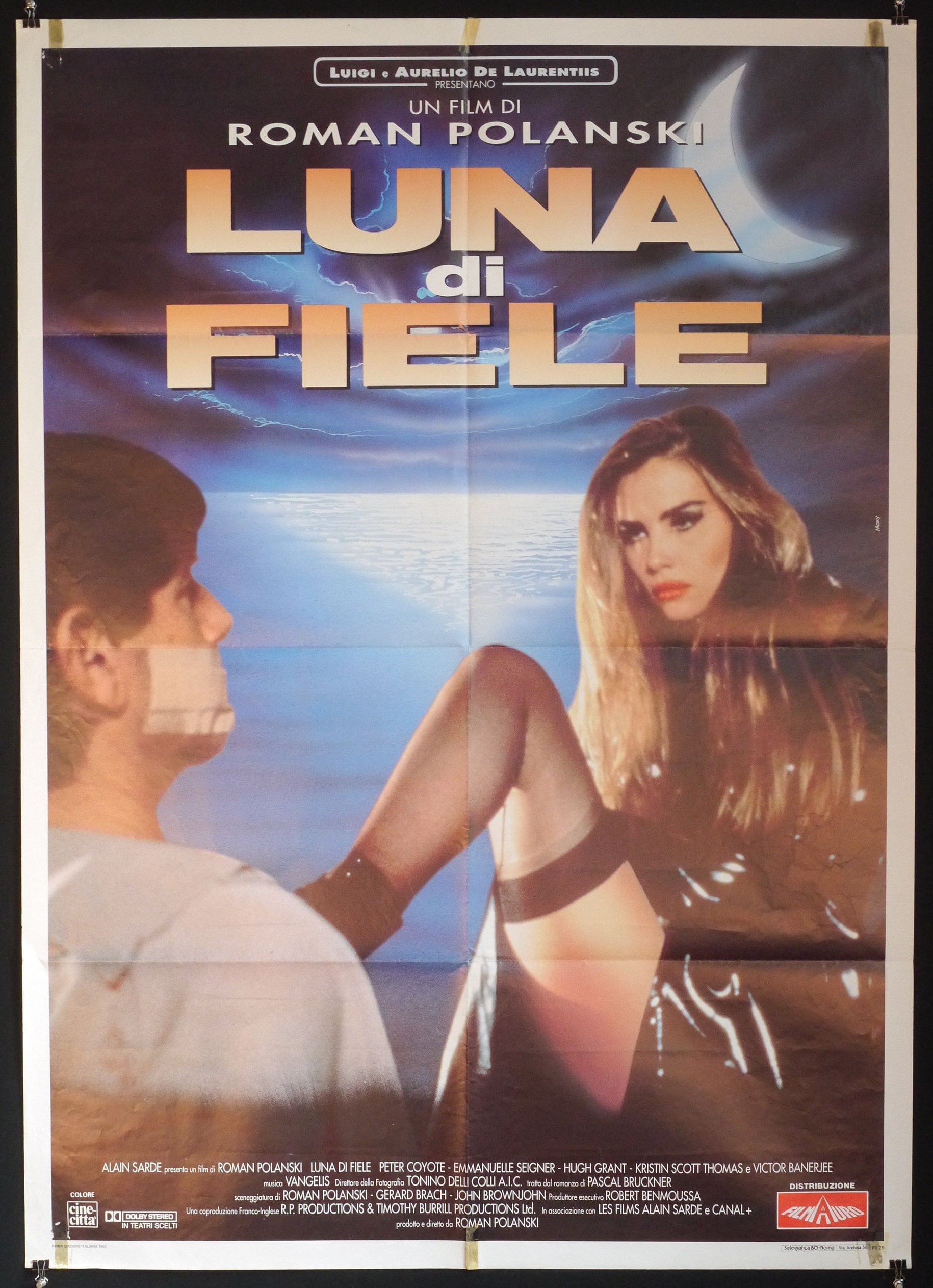 Bitter Moon-original Vintage Movie Poster for Roman Polanskis - Etsy