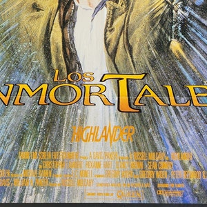 Highlander-original Vintage Movie Poster for Russell Mulcahy's Time ...
