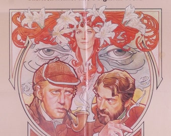 The Seven-Per-Cent Solution-Original Vintage Movie Poster for the Mystery of Sherlock Holmes in Vienna with Nicol Williamson and Alan Arkin