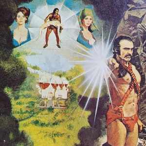 Zardoz-An Original Vintage Belgian Movie Poster for John Boorman's Strange Future Fantasy with Sean Connery, and Charlotte Rampling image 3