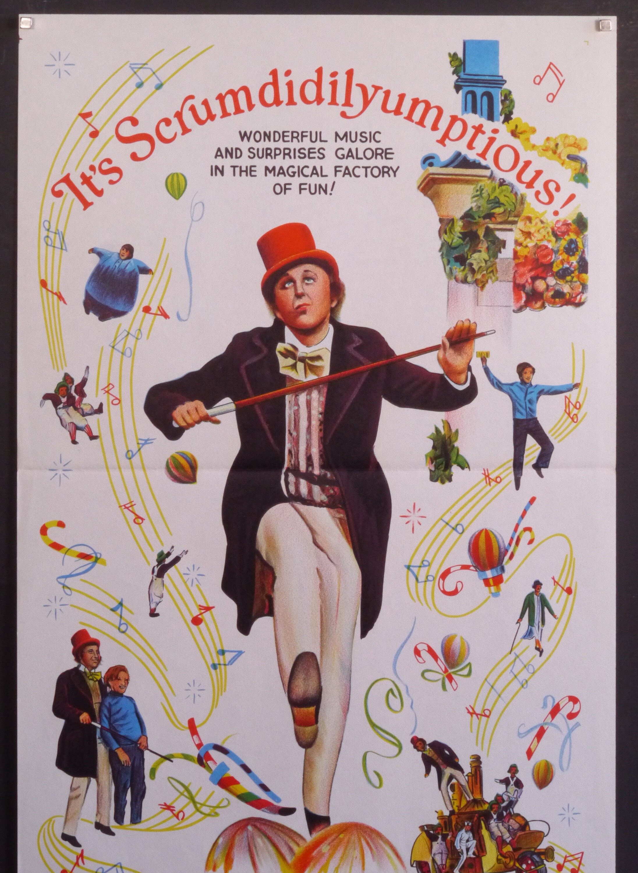 Willy Wonka and the Chocolate Factory-Rare Original Poster for | Etsy