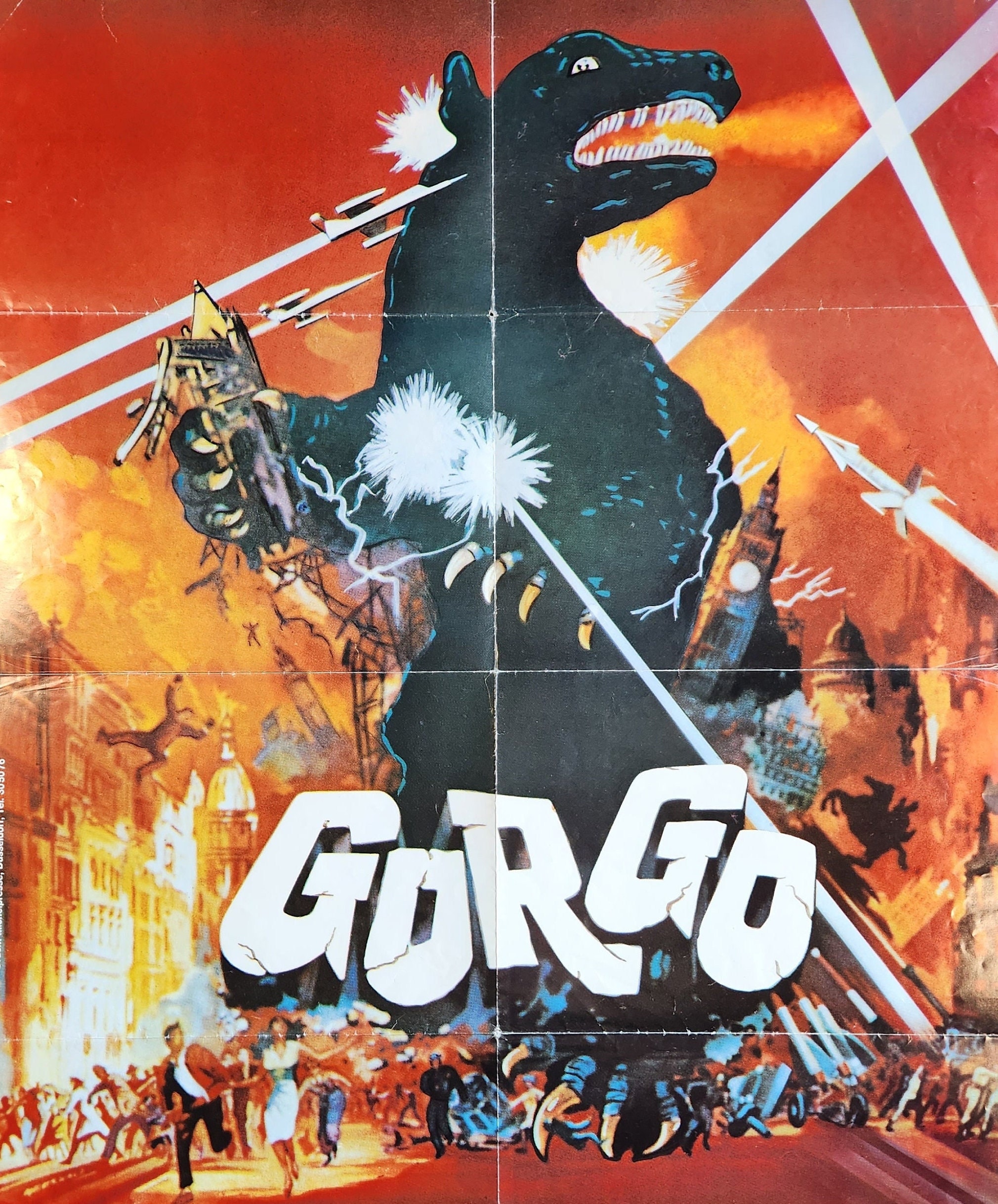 ポスター Gori Gorgo-original Vintage Movie Poster of Eugène Lourié's British