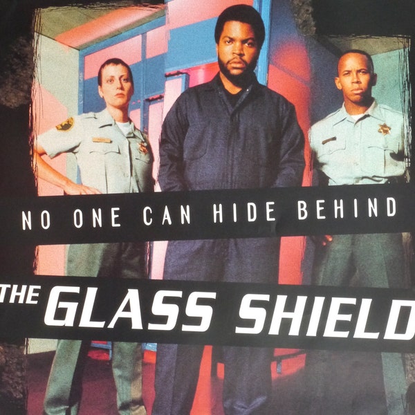 The Glass Shield-Original Vintage Movie Poster of Charles Burnetts Police Crime Drama with Michael Boatman, Ice Cube and Lori Petty