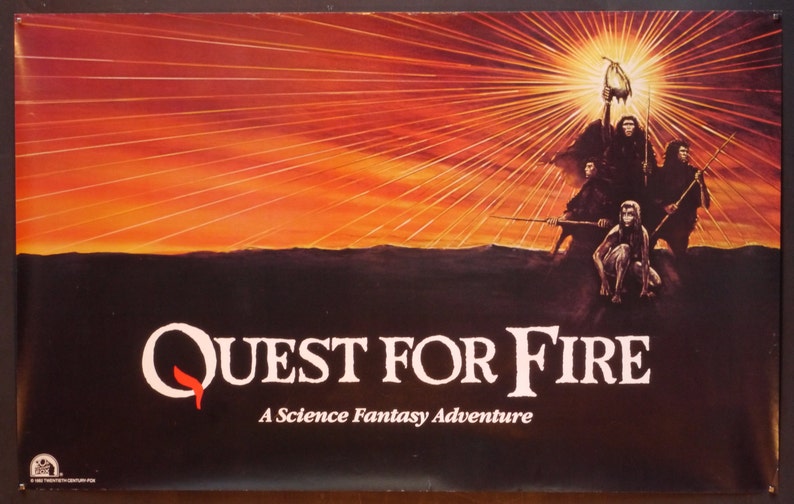 Quest for Firerare Original Vintage Movie Poster of Etsy