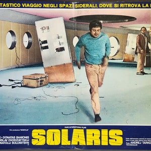 Solaris-A Rare Original Vintage Movie Poster of Andrei Tarkovsky's Surreal Space Odyssey with Natalya Bondarchuk and Donatas Banionis image 9