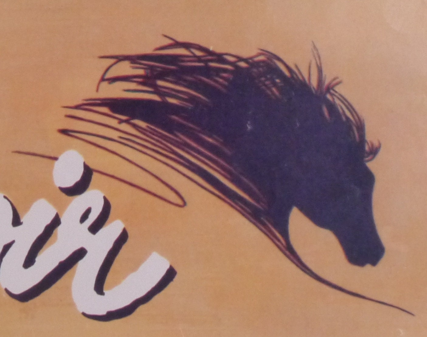 The Black Stallion-an Original Vintage Movie Poster of Carroll