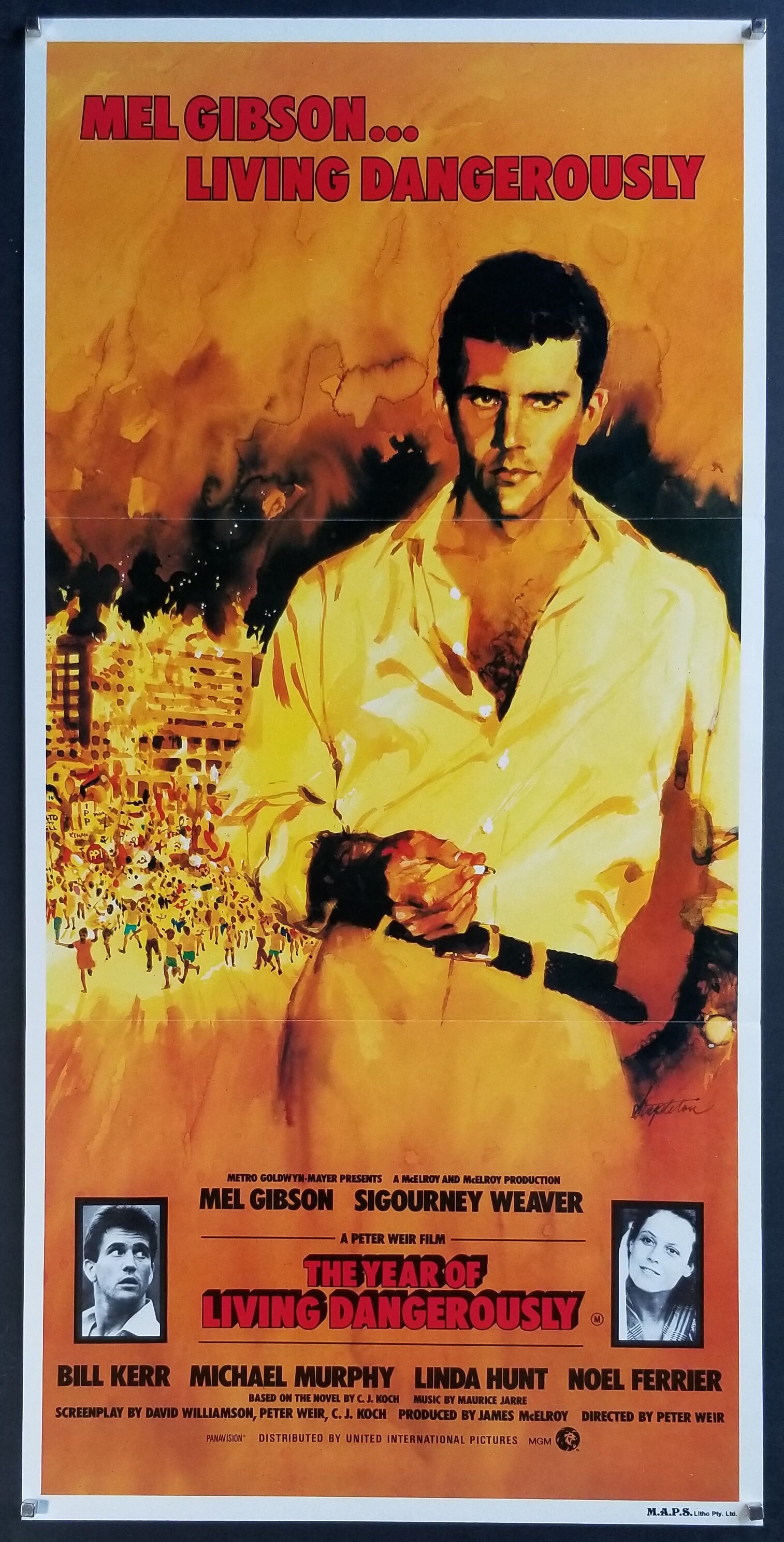 The Year of Living Dangerously-original Vintage Movie Poster of