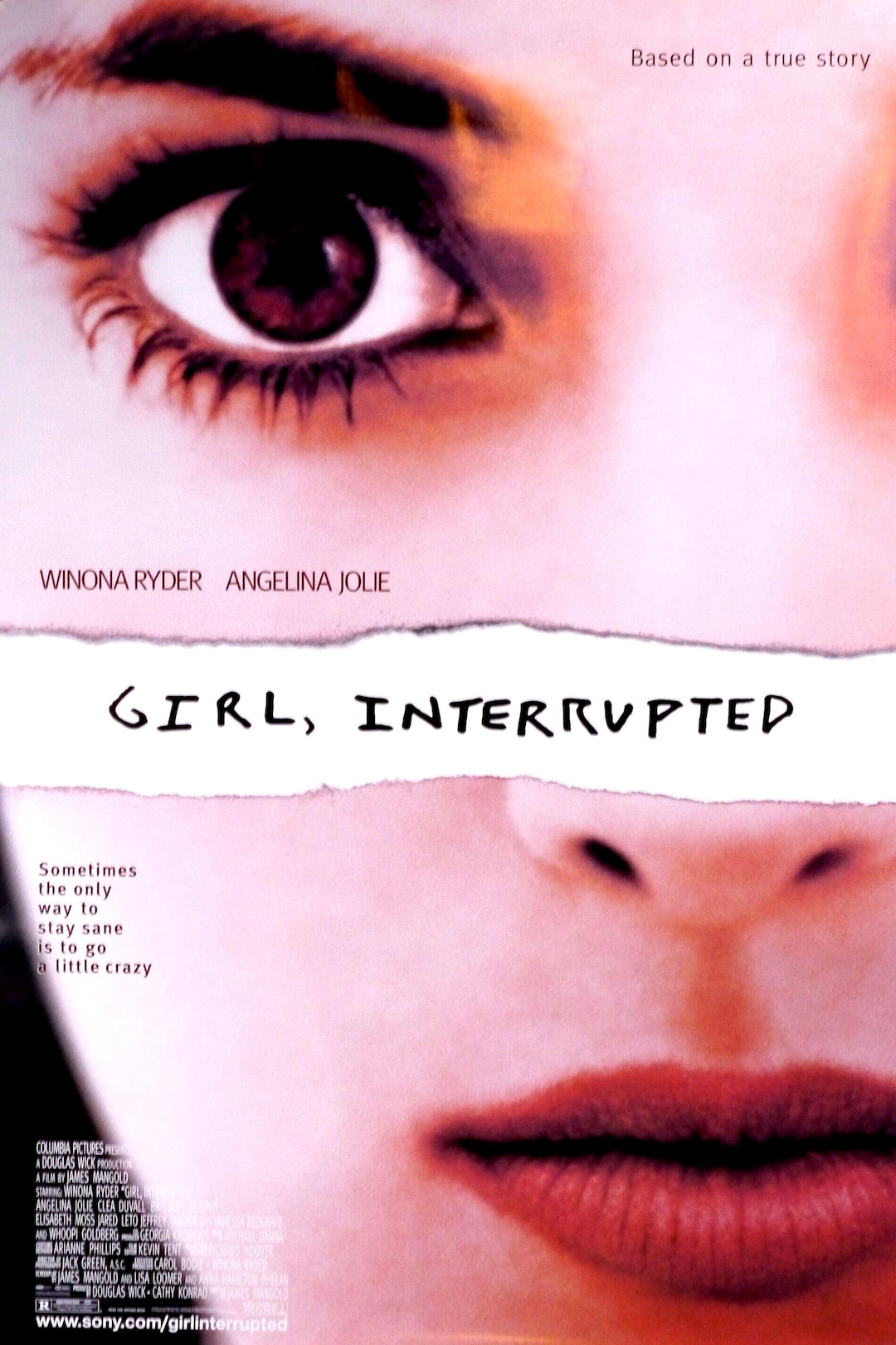 Girl, Interrupted-original Vintage Movie Poster of James Mangold's Story of  a Women's Ward in the 1960s With Winona Ryder and Angelina Jolie - Technical View