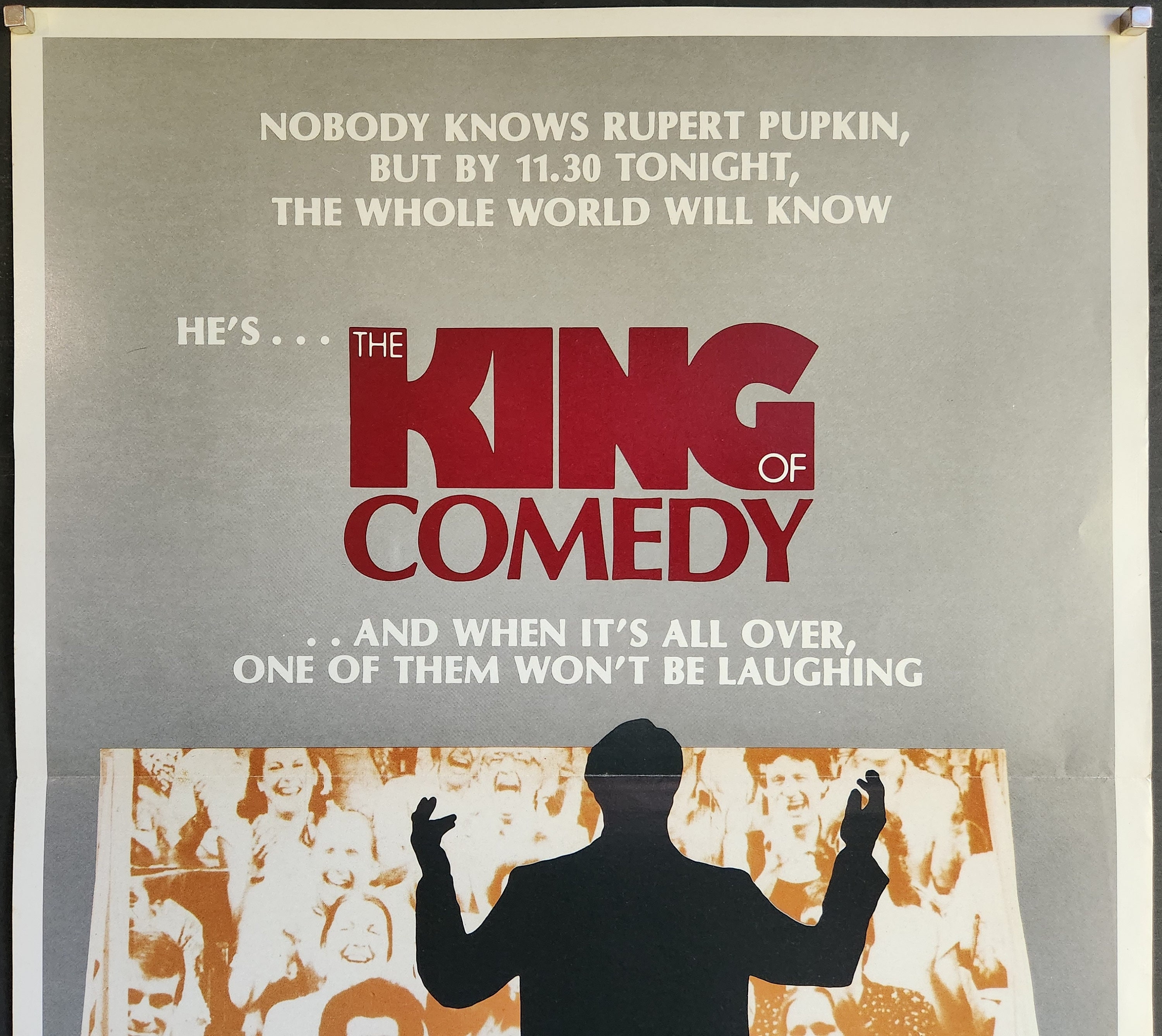 The King of Comedy-an Original Vintage Movie Poster of Martin