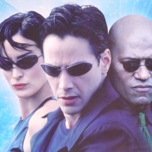 The Matrix-Original Vintage Movie Poster of the Wachowskis Visionary Sci-Fi Epic with Keanu Reeves, Carrie-Anne Moss, and Laurence Fishburne