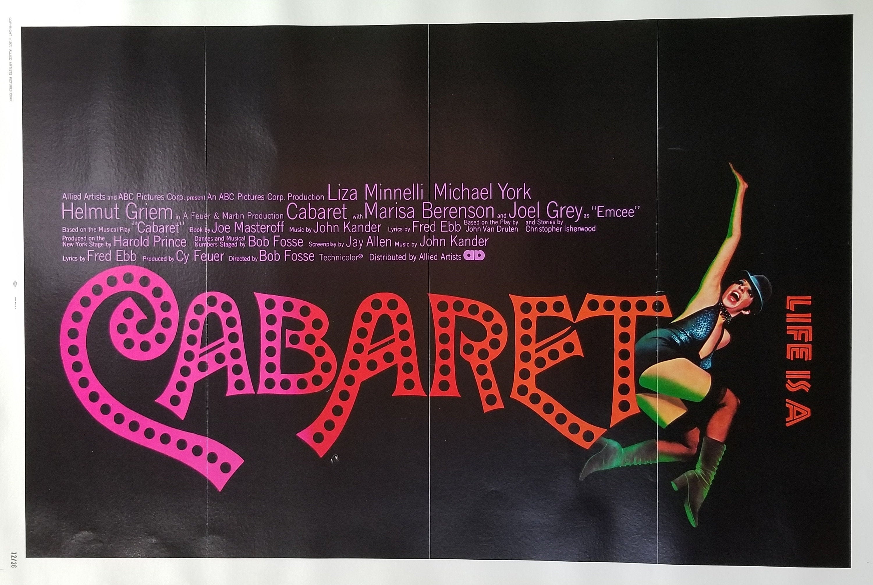 FILM CABARET Rzhw-POSTER HQ 40x60cm d'une AFFICHE CINéMA FILM CABARET Rzhw-POSTER HQ 40x60cm d'une AFFICHE CINéMA