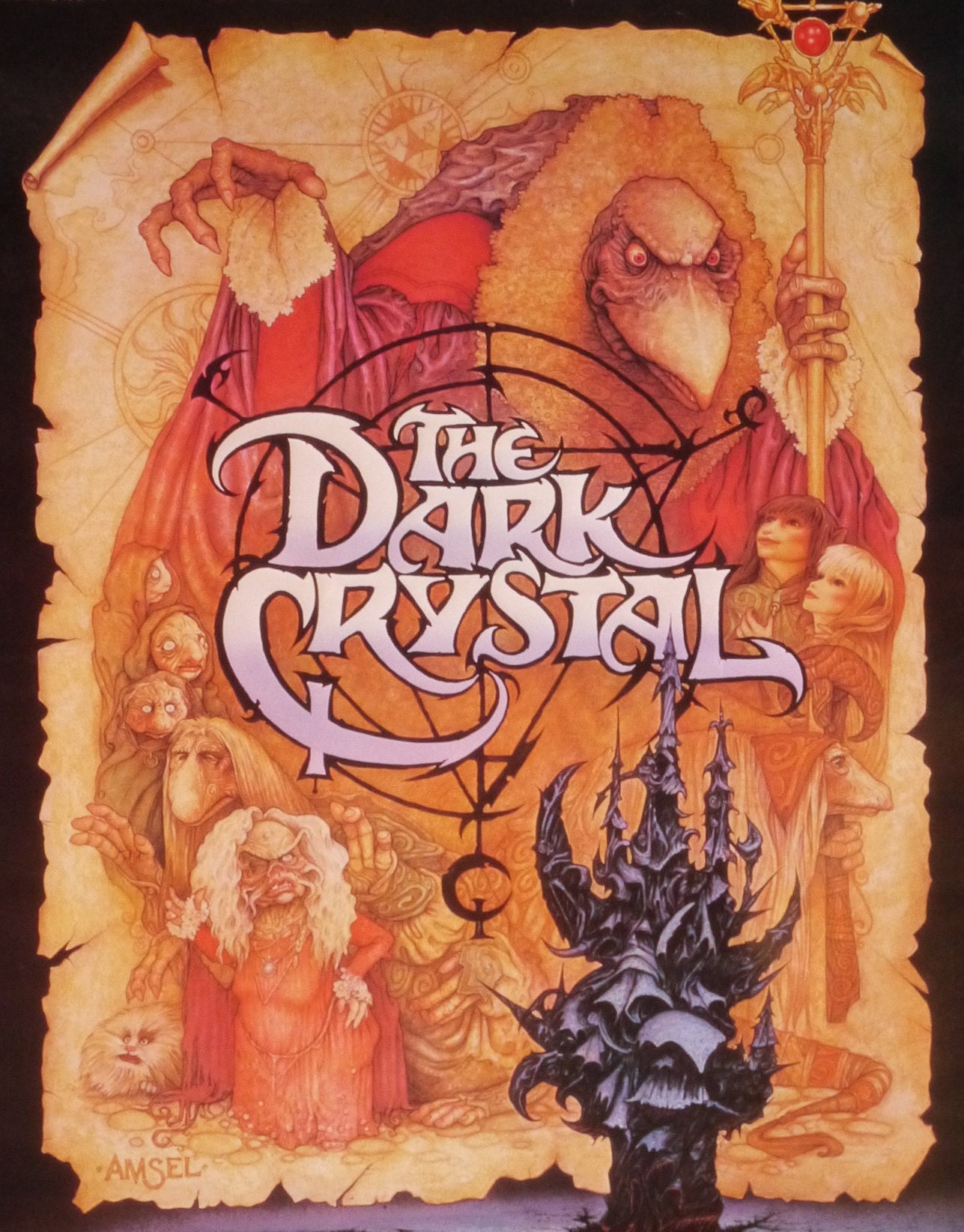 NEW ORDER Crystal オリジナルポスター The Dark Crystal-an Original Japanese Movie Poster of Jim Henson's