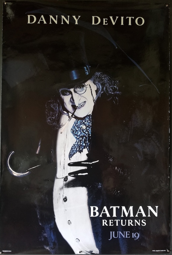Batman Returns-original Vintage Movie Poster for Tim - Etsy Sweden