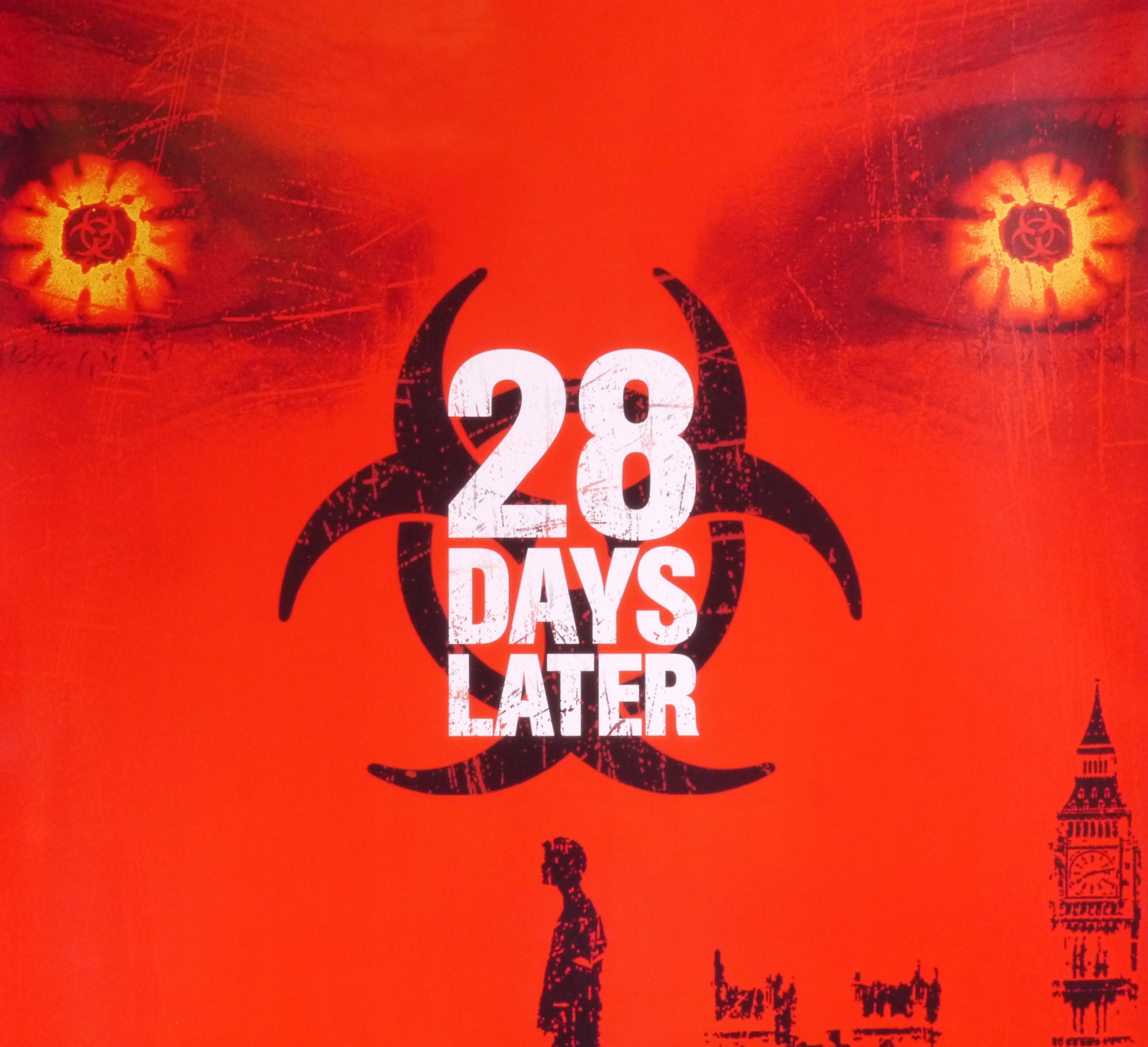 28 Days Later-original Vintage Movie Poster for Danny Boyle's Zombie  Apocalypse With Cillian Murphy, Brendan Gleeson and Naomie Harris - Etsy  Norway, image size:3000x2736