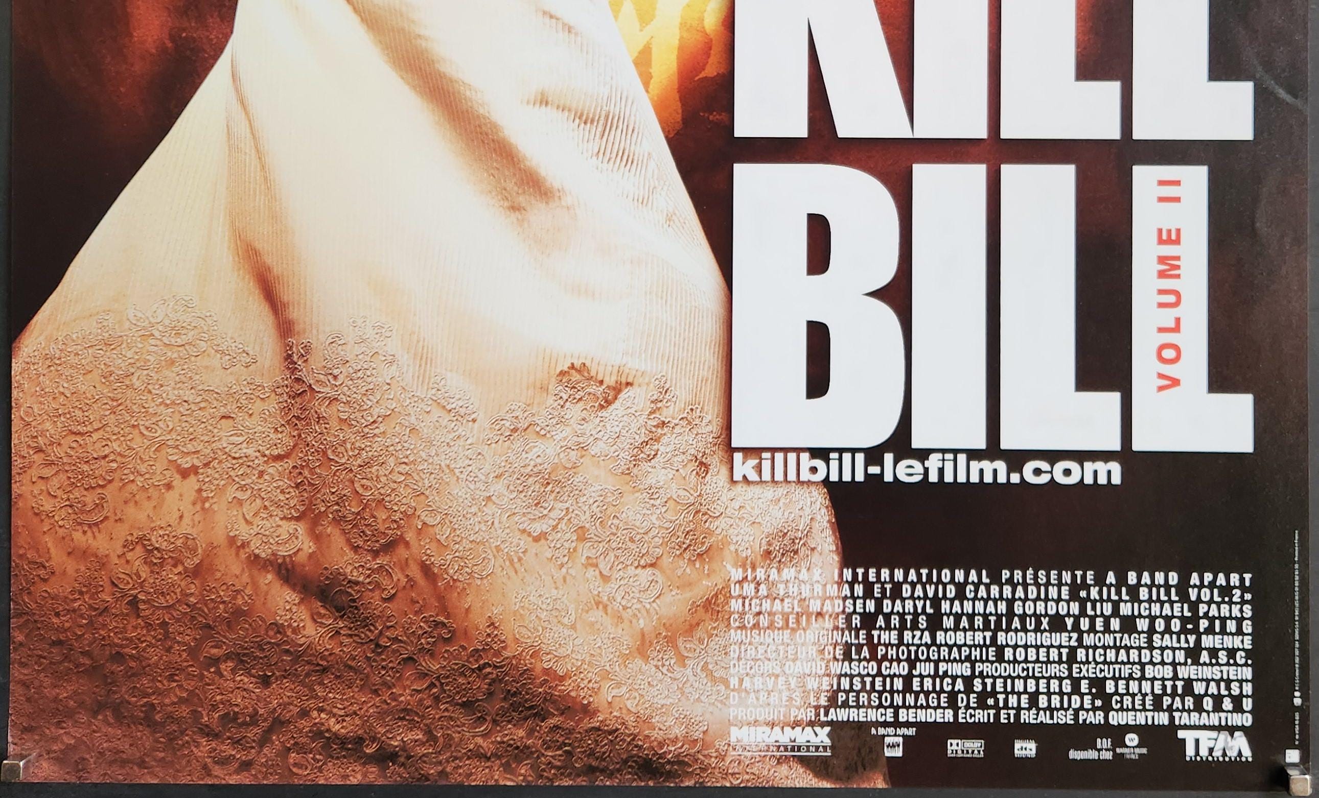 Kill Bill: Vol. 2-an Original Vintage Movie Poster of Quentin