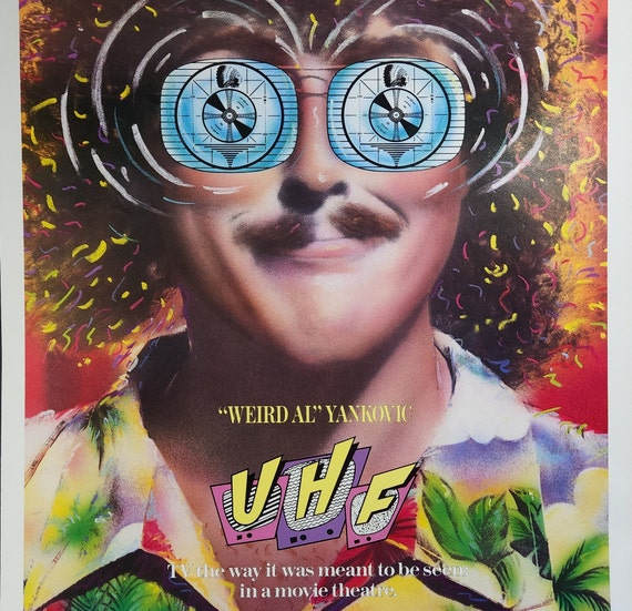 Uhf-an Original Vintage Movie Poster for 'weird Al' Yankovic's