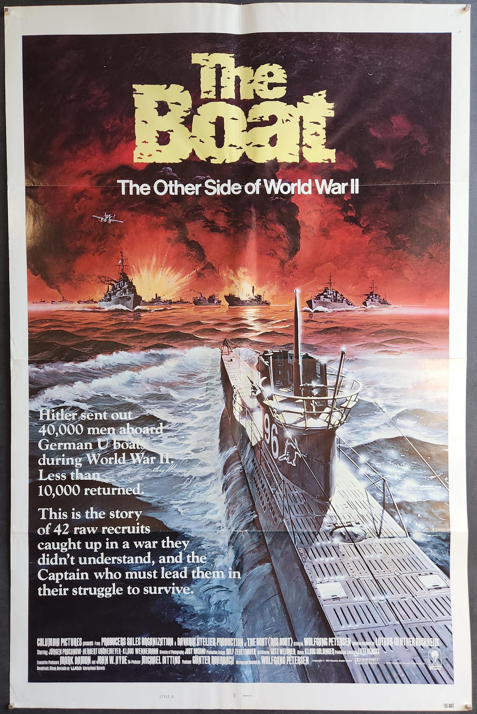 Das Boot-original Vintage Movie Poster for Wolfgang Petersens Tale