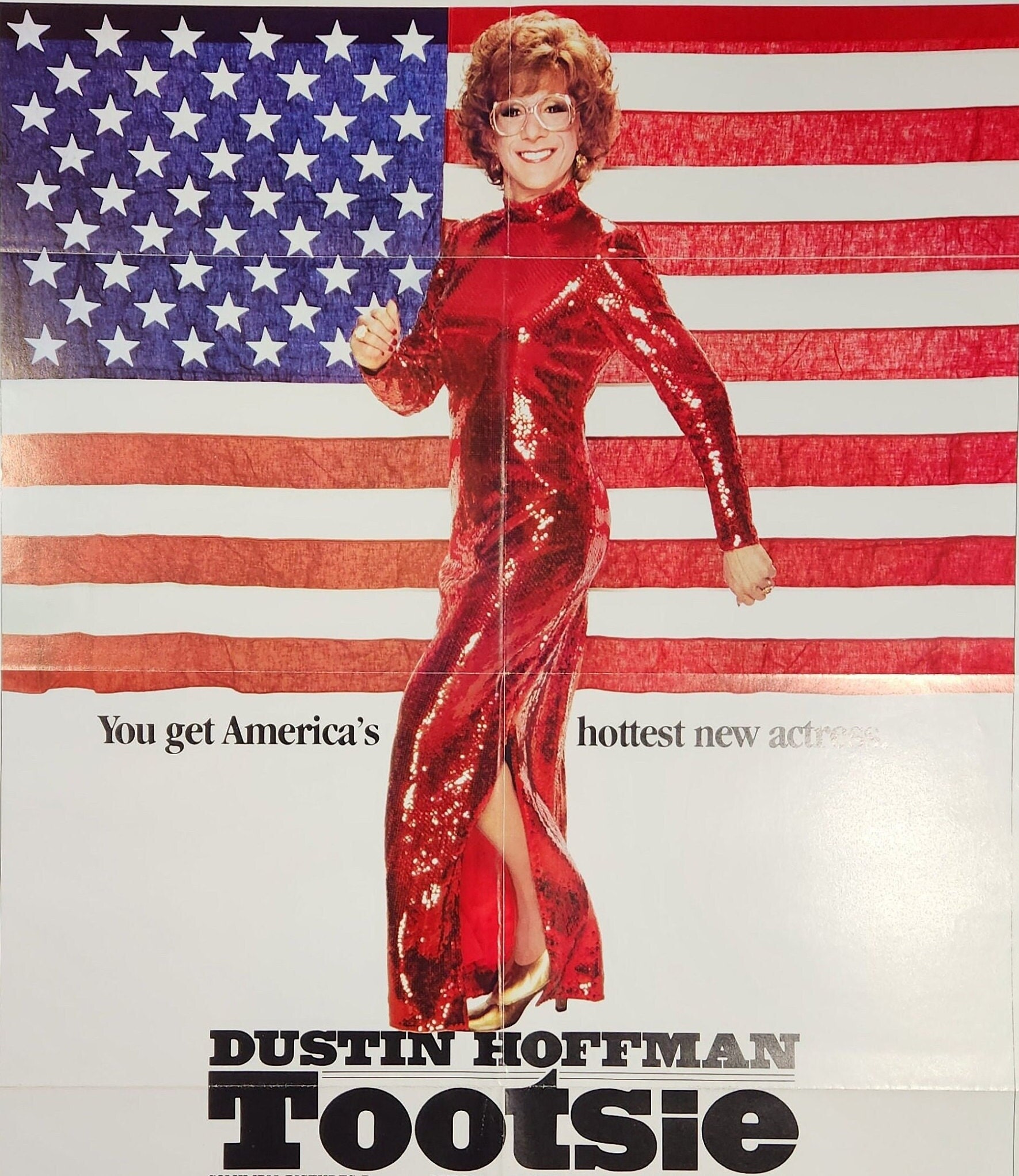 Tootsie-an Original Vintage Movie Poster of Sydney Pollacks