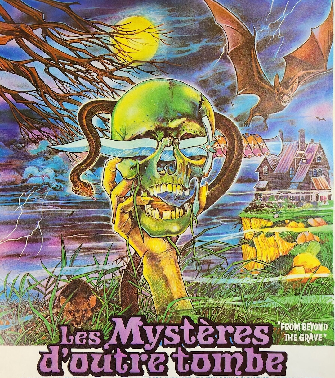 From Beyond the Grave-a Rare Original Vintage Movie Poster for the
