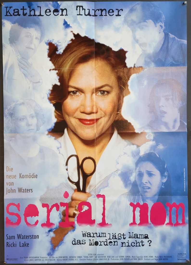 Serial Mom original Vintage Movie Poster Of John Water s Lyrical Serial Mom original Vintage Movie Poster Of John Water s Lyrical