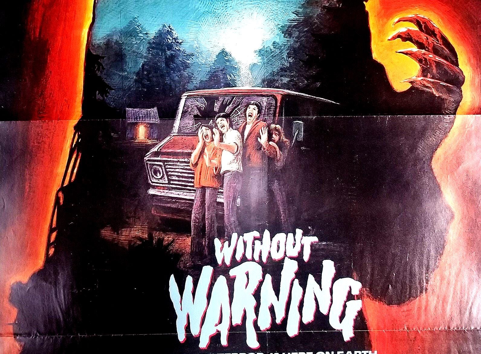 Without Warning-a Rare Original Vintage Movie Poster of the Alien
