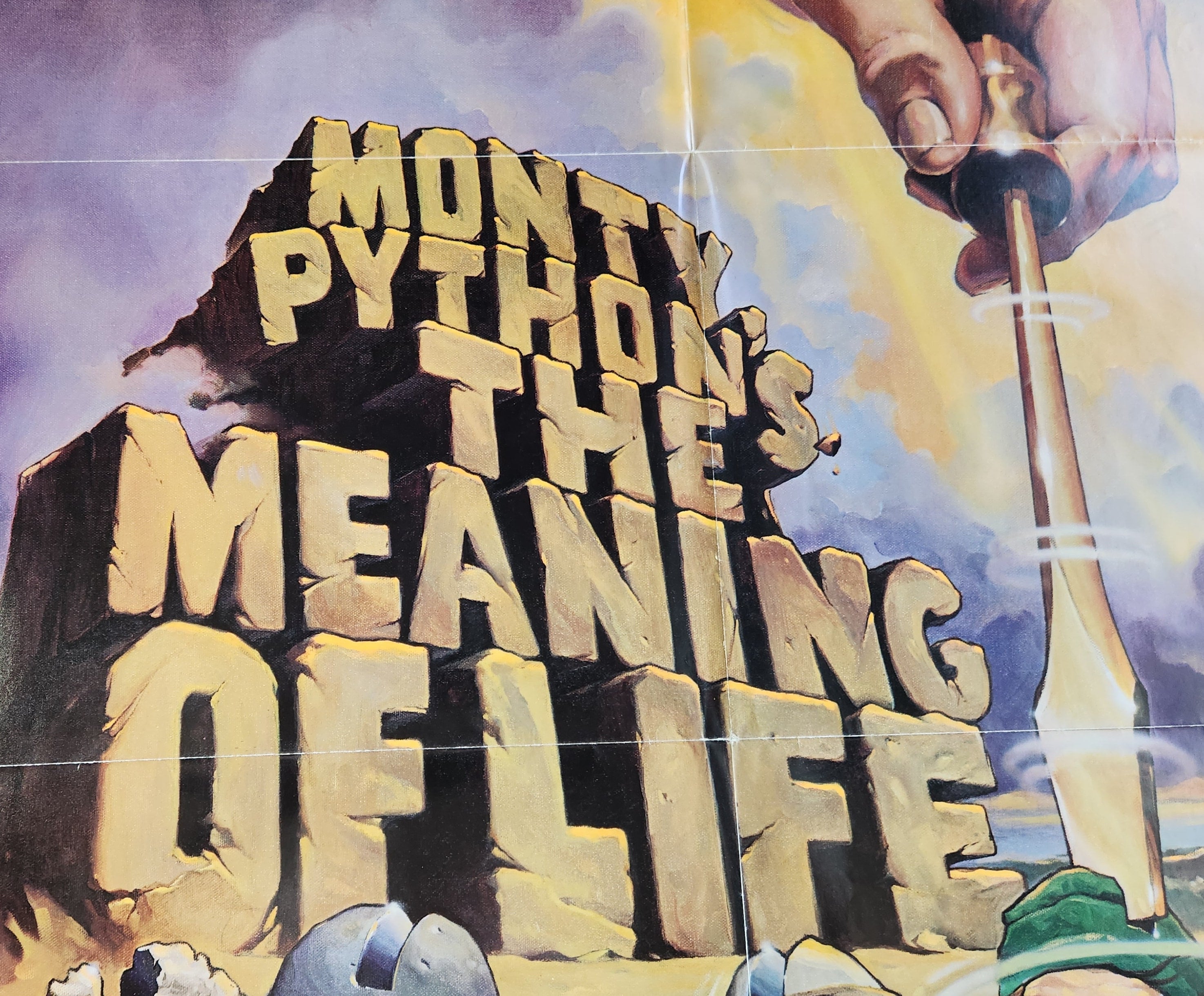The Meaning of Life-original Vintage Movie Poster for Monty