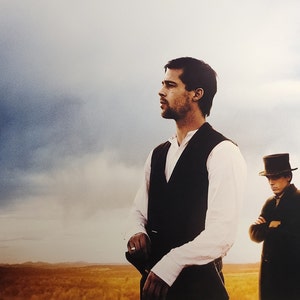 El asesinato de Jesse James por el cobarde Robert Ford-Póster original de la película de Andrew Dominiks Western con Brad Pitt y Casey Affleck