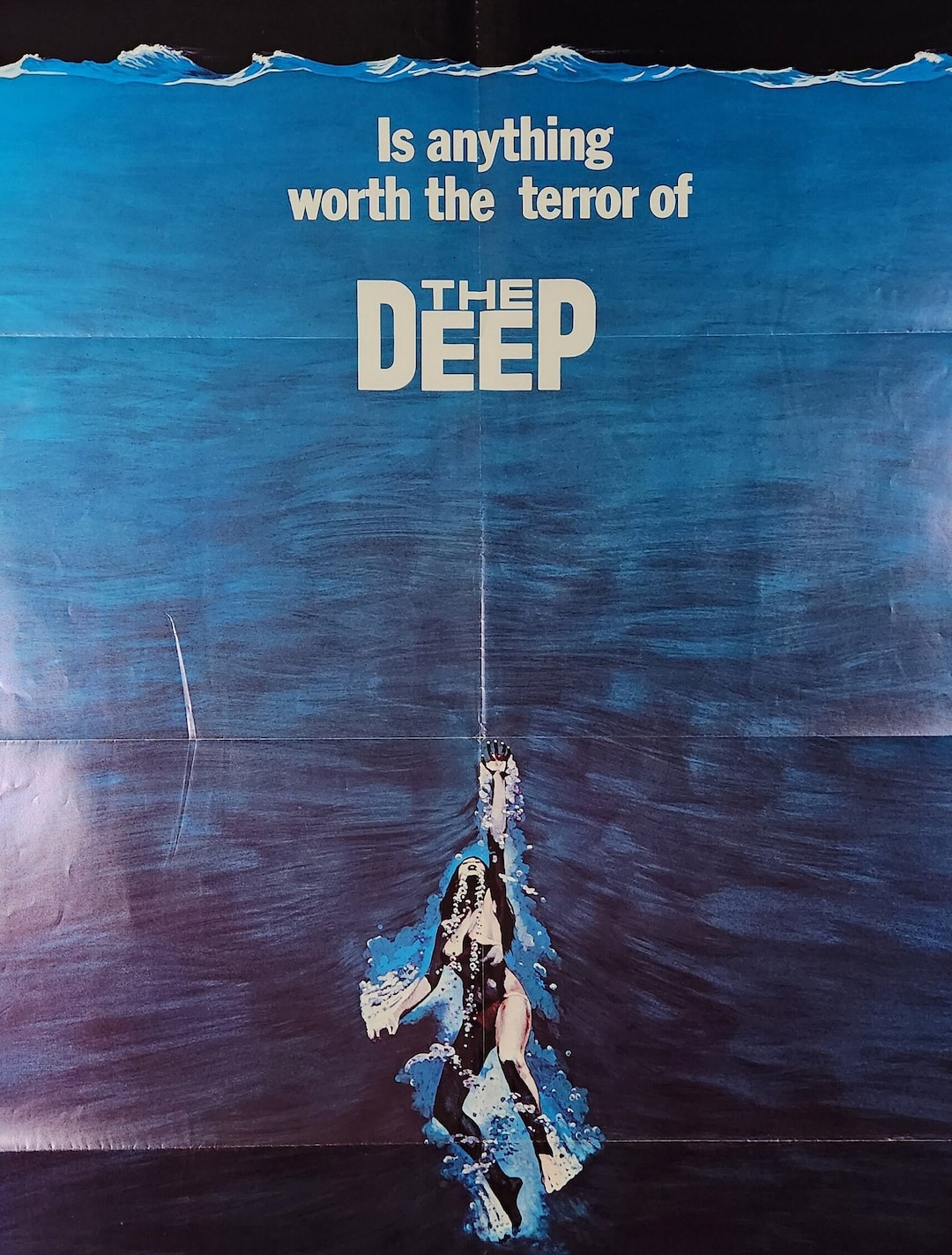 The Deep-an Original Vintage Movie Poster for Peter Benchley's