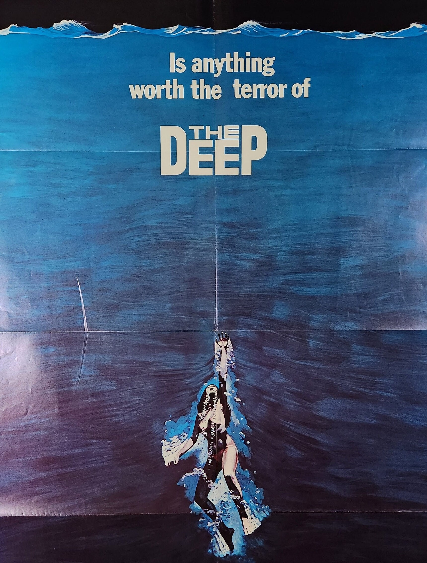 The Deep-an Original Vintage Movie Poster for Peter Benchley's