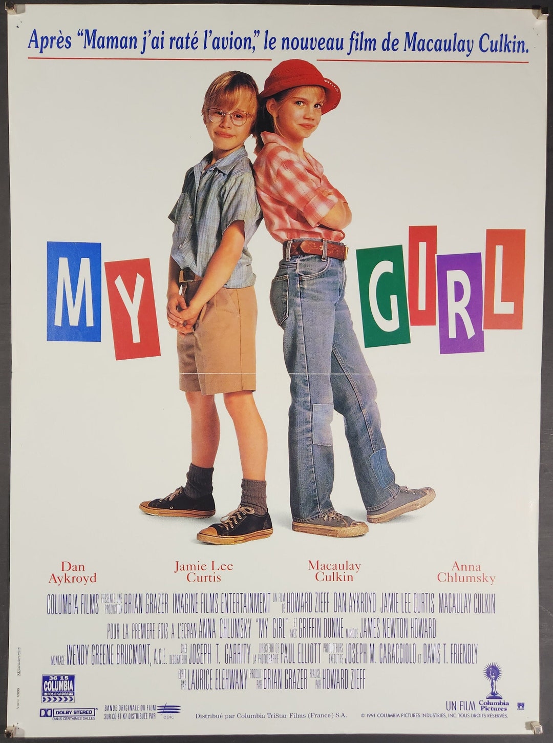 My Girl-original Vintage Movie Poster of Howard Zieff's Tale of