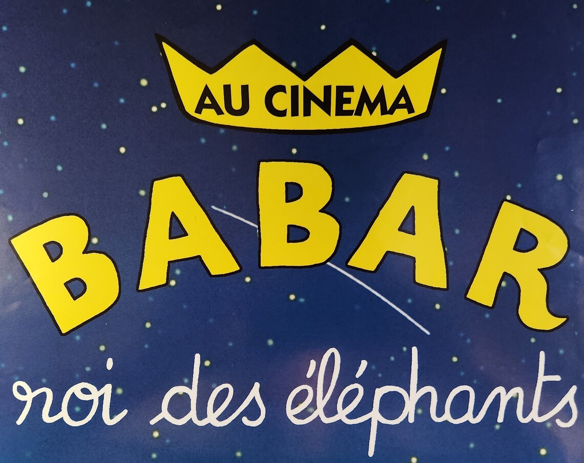 Babar: King of the Elephants-an Original Vintage Movie Poster for Babar ...