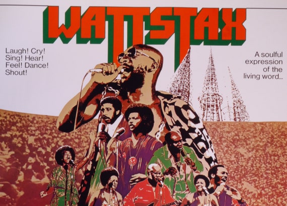 Wattstax-an Original Vintage Movie Poster for Mel Stuart