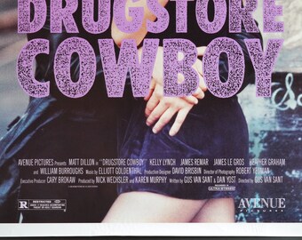 Drugstore Cowboy-Original Vintage Movie Poster of Gus Van Sants
