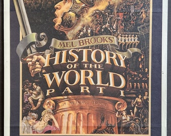 History of the World: Part I-An Original Vintage Movie Poster of the Mel  Brooks Satire with Harvey Korman, Dom DeLuise, and Madeline Kahn