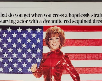Tootsie-an Original Vintage Movie Poster of Sydney Pollacks Comedy
