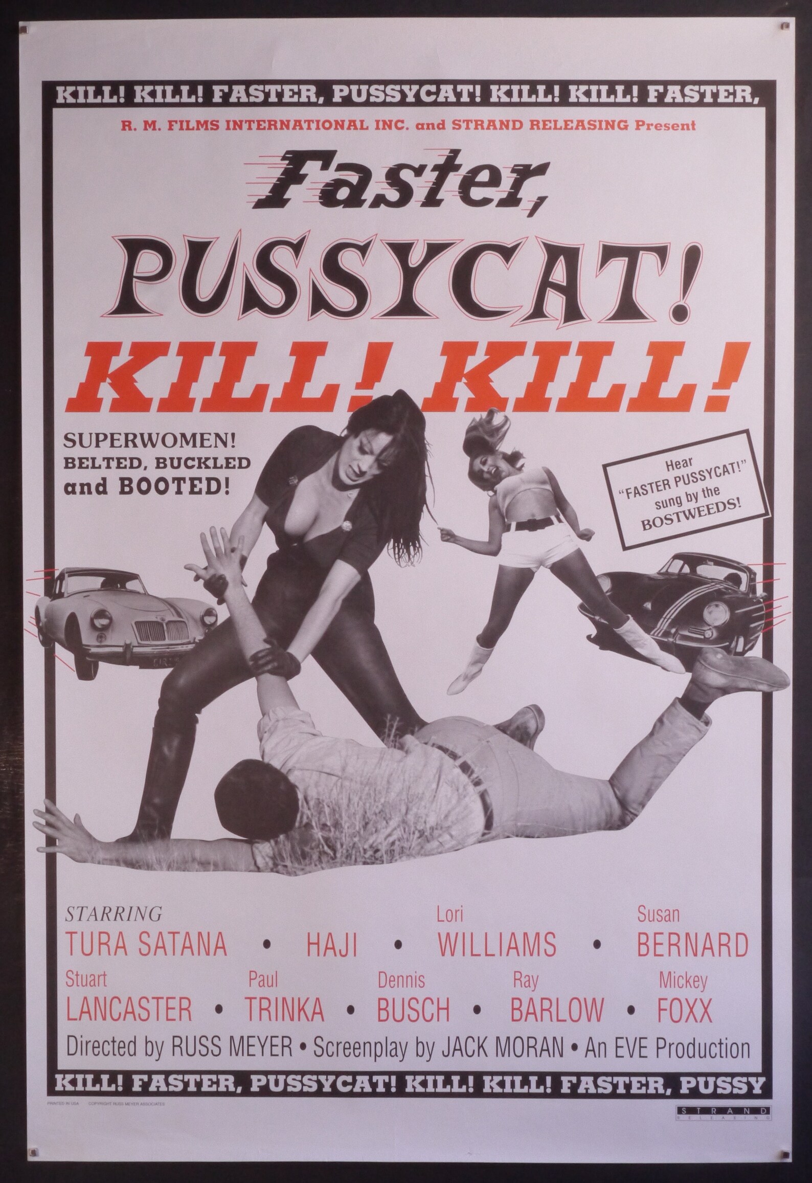 Faster Pussycat Kill KillOriginal Vintage Poster