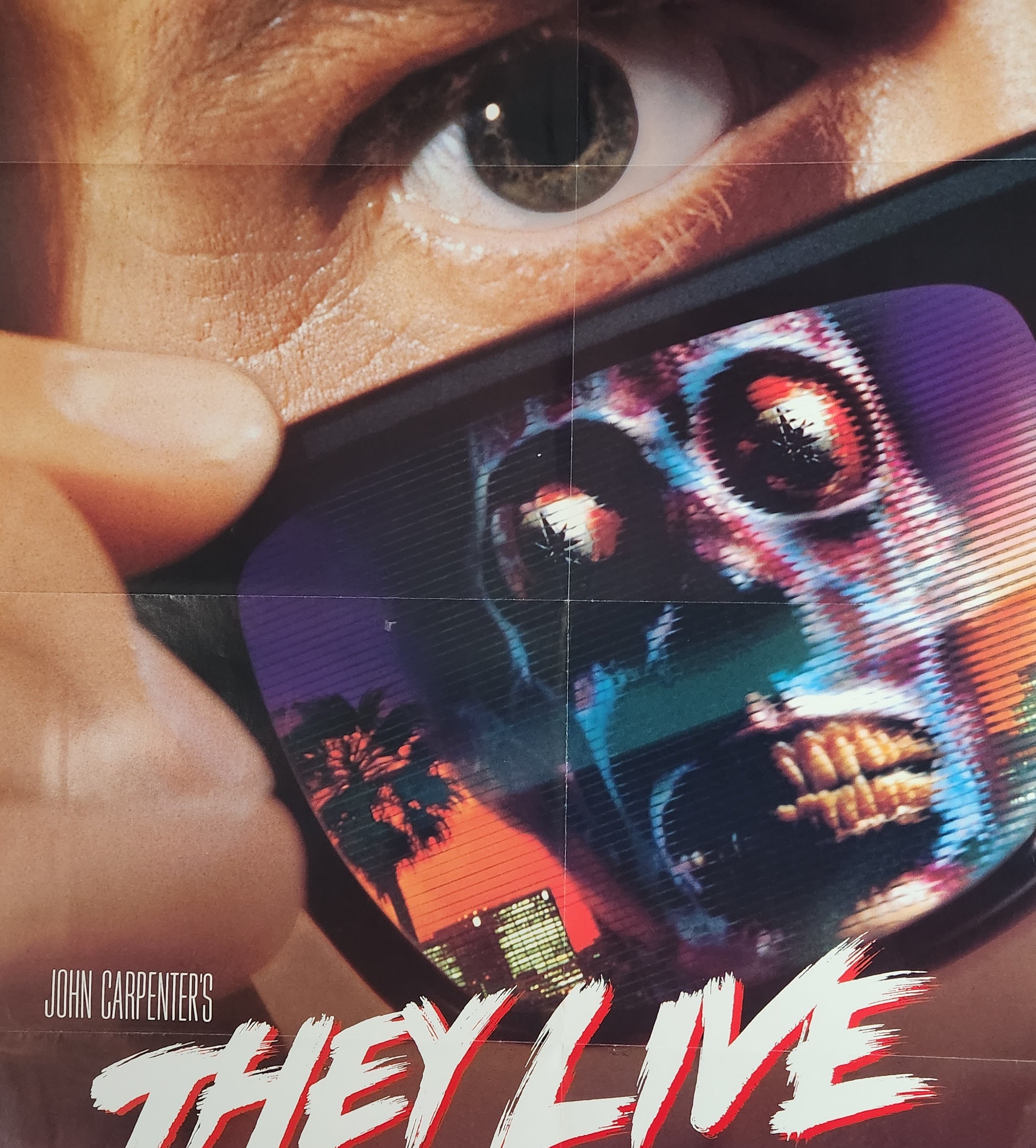 Original They Live Movie Poster - Vintage Movie Poster - John Carpenter