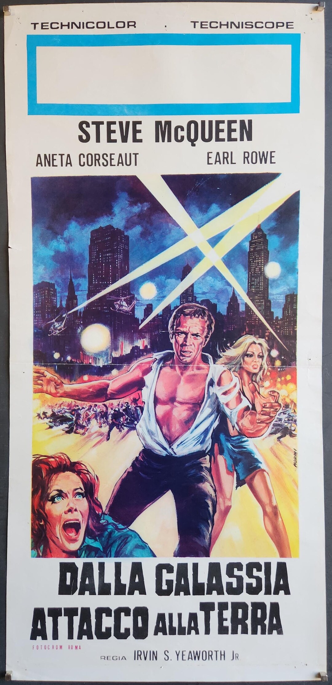 The Blob-rare Original Vintage Movie Poster for the Classic Teenagers ...