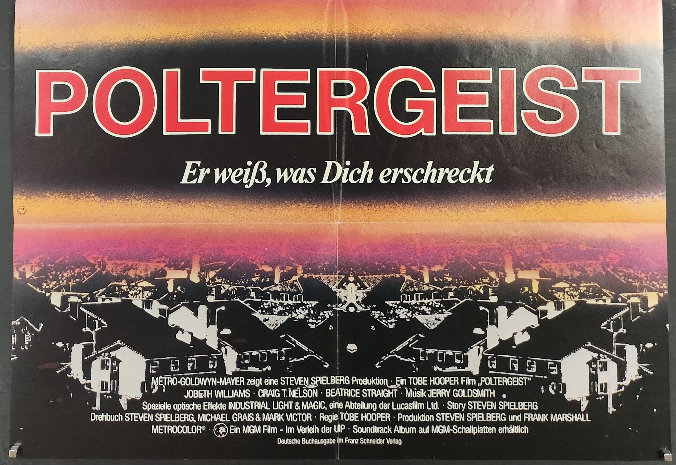 Poltergeist-an Original Vintage Movie Poster for the Toby Hooper